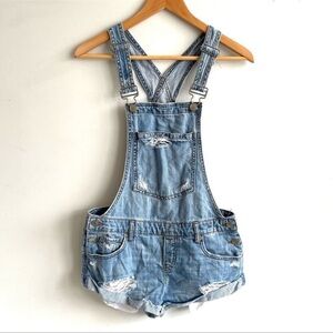 Garage 𝅺overall jean shorts